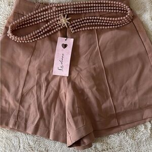 Soft silk shorts
